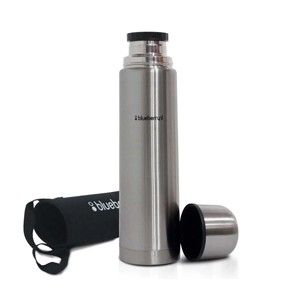 Blueberryâ€™s 750ml Stainless Steel Insulated Thermo Steel Vacuum Flask Bottle with Pouch
