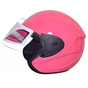 3eiye`s Trendy Bike and Scooty ISI (GLOSSY PINK) Motorbike Helmet  (Pink)