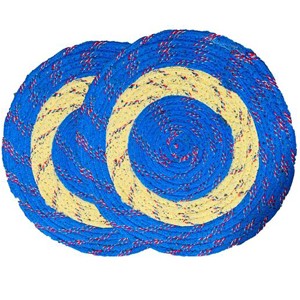 Impex Home Cotton Round mats pack of 2