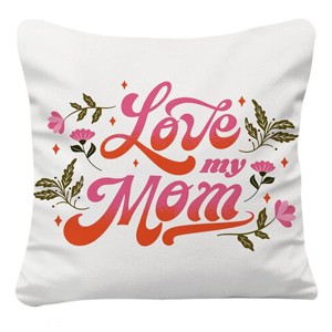AWANI TRENDS Best Mom Ever Printed Cushion Gift For Mother