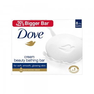 DOVE Cream Beauty Bar - Soft, Smooth, Moisturized Skin  (3 x 75 g)