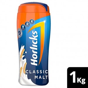 Horlicks Health & Nutrition drink - 1 kg Pet Jar (Classic Malt)