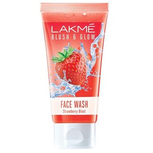 Lakmé Blush and Glow Strawberry Gel Face Wash, 100g