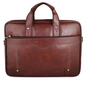 Trendy Men's Brown Faux Leather/Leatherette Messenger Bags