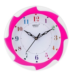Shoora Arts Pink Round Designer Wall Clock