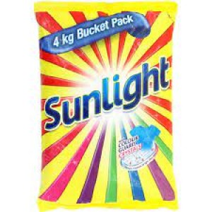 Sunlight Detergent Powder 4Kg With Free Bucket