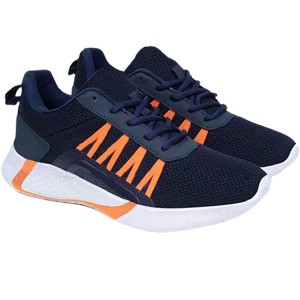 New Stylish Sports and Running shoes for Men Running Shoes Lace-Up Men(Blue,Orange)