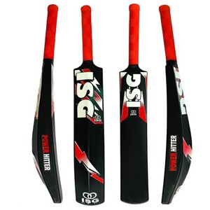 ISG Cricket bat, Plastic Bat Full Size Power Hitter for 15+ Age Groups