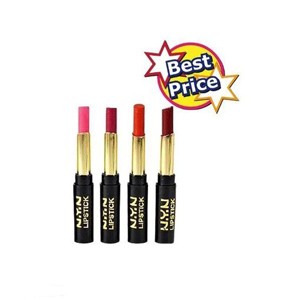 NYN waterproof multicolor moisturzing matte & shiny smoothly on your lips the colour rich lipstick pack of 4
