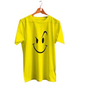 Solely Men Smiley Printed Dryfit Tshirt