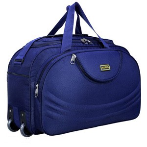 Unisex Expandable (54 Cm) Travel Duffel Bag/Duffel Strolley Bag With Wheels (Cabin Size)