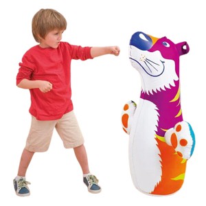 Kids Inflatable Tiger Toy Water Filled Base.
