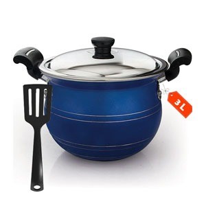 Blueberry’s 3 Liter 20cm Nonstick Cook & Serve Pot