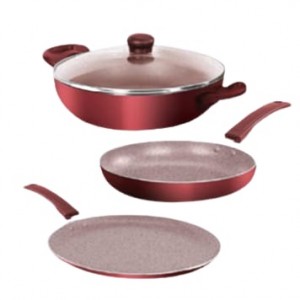 Royal Nonstick Granite Cookware 3pc set(RHFM2418)