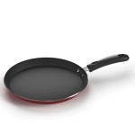 Impex ITP-2620 Induction Base Nonstick Aluminium Pathiri Pan (26 cm, Maroon)