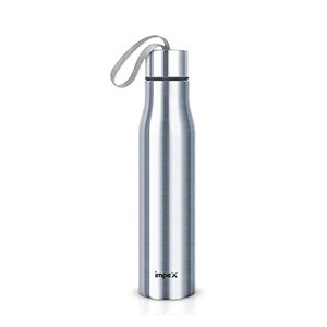 Impex SIPPY-1000 Stainless Steel Water Bottle (1000 ml,Set of 1,Silver)