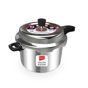 Impex Serene Triply Dripless Stainless Steel Pressure Cooker (TPC D3) Outer Lid 3 Ltr, silver