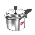 Impex Norma 3 L Non-Induction Base Aluminium Pressure Cooker with Outer Lid (Silver)