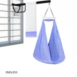Baby Swing Cradle with Mosquito Net Spring and Metal Window Cradle Hanger