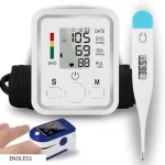 Digital BP Monitor, Thermometer & Oximeter-Pack of 3
