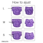 Adjustable Cloth Diapers(5 DIAPERS/5 INSERTS)