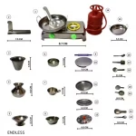 Steel Kitchen set for Girls