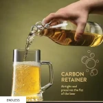 Glass Round Bottle with Airtight Seal Leak Proof
