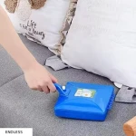 Trendy Handheld Carpet 4 Roller Cleaning Brush with Dust Crumb Collector