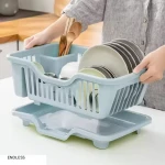 Kitchen Sink Organizer with Water Drain Tray