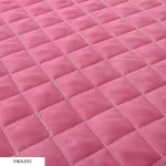 Embroidery Work Cover For Front Load Automatic Washing Machine - Pink