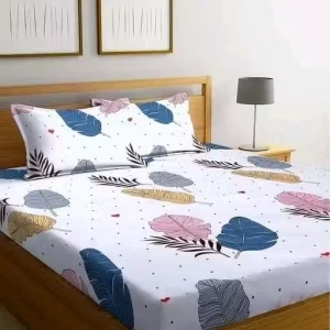 King Size 90*100 Double Bedsheets With king Size Pillow Covers