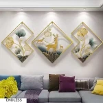 Rustic Deer Wall Frames (3 Piece Set)