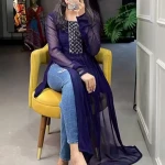 Naira Embroidered Kurti With Combo Offer