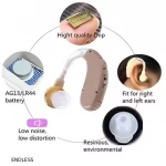 Hearing Aid Sound Amplifier Machine For Old Age (Single Ear)