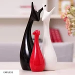 Lucky Deer Statue Family showpiece -Set of 3