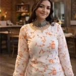 Printed Top, White Top