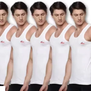 Renox Men's Vest 100% Cotton Pack of 5
