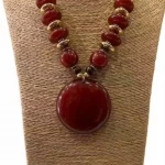 DEVFASHION MAROON NECKLACE (DAILY USE)
