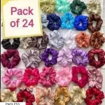 Trendy Hair Accessories Pack of 24 (Multi Random Colour)
