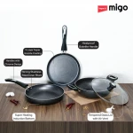 ENVY 4 Piece Nonstick Cookware set (NV 444)R