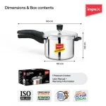 Triply Dripless Pressure Cooker 4.5L (TPC 5 Smart)