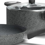 Royal Nonstick Granite Cookware 8pc set (RHUK8)IB