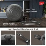 Royal Nonstick Granite Cookware 8pc set (RHUK8)IB