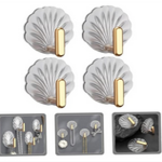 Crystal Clear Peacock Hook 4 pcs