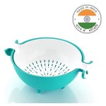 ODD M EVEN COMBO Of Rice And Vegetables Washing Strainer Handy Chopper and Power Free Hand BlenderMULTI COLOR Randomly