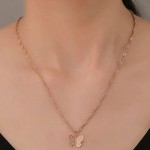 Jewelhaar Gold Butterfly Necklace For Girls