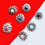 Yash Jewels Emporium Silver Plated Brass Nose Stud