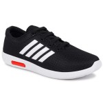 Shoebash Black Canvas Material Casual Shoes For Men's