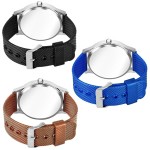 New Stylish Pack Of 3 Low Price Combo Watch Analog Watch  - For Men