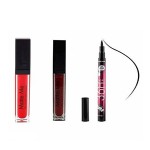 Lenon® Matte Me Ultra Smooth Liquid Lipstick, 6 ml With Black Eyeliner